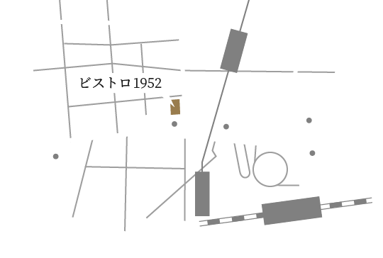 ビストロ1952のアクセスマップ