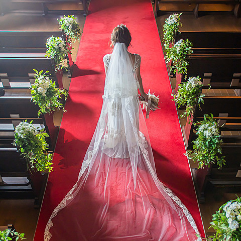 浜松 結婚式前撮り チャペル撮影1